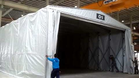 Retractable Curing Tent - Collapsing (Kraft Curing Systems)