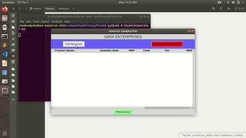 Invoice generator in python
