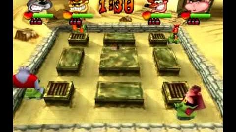 Crash Bash - Warp Room 2: Crystal Cave - 125) Desert Fox Lv. 5