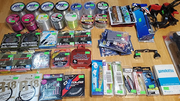 Video ngày 23/12 - Phụ kiện câu cá ( Dây câu, Lưỡi câu, Mồi câu, Gác cần ... )