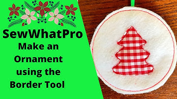 SewWhatPro - Create an Ornament Design Using the Border Tool