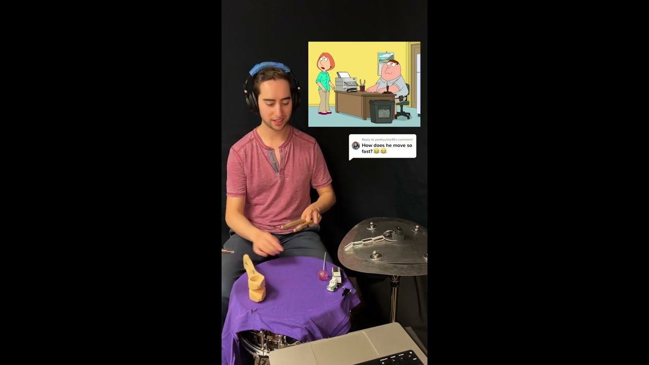 Funny Family Guy Sound Effects On Drums 