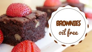 Brownies (Wholegrain, gluten free, oil free \& vegan)