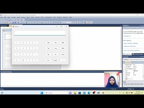 Cara Membuat Kalkulator Sederhana Menggunakan Visual Studio - YouTube