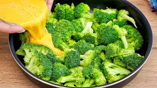 Just add eggs to broccoli! The result is amazing! Quick Broccoli Breakfast Recipe!