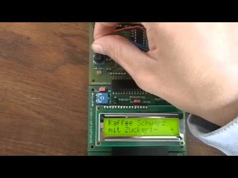 Kaffeeautomat: Programming of an ATmega8A-PU in Assembler