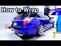 How to Wrap A Car [3M Color Shift Vinyl Wrapping Subaru Legacy GT]