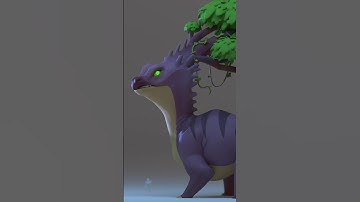 Beware the hunter tree 🌳☠️ #nomadsculpt #dragon