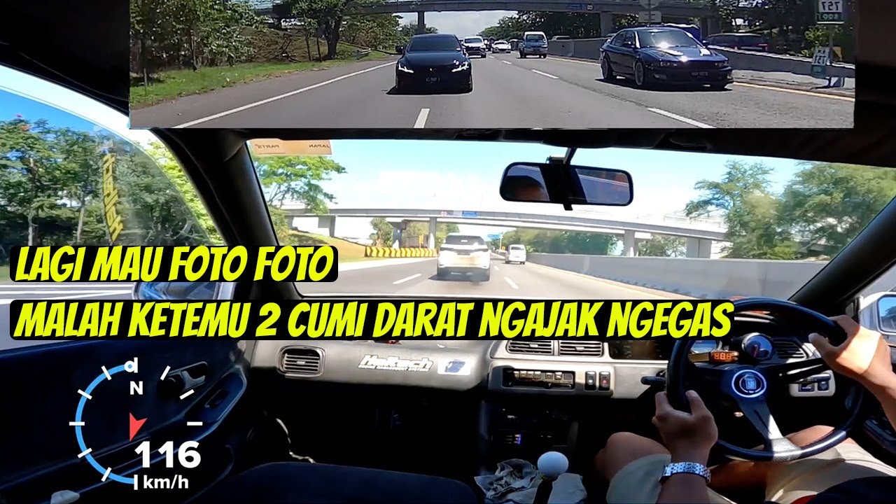 cumi darat ngajakin galant vr4 ngegas ditol, gimana hasilnya??