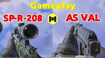 *New* AS Val and SP-R-208 Gameplay | COD Mobile Battle Royale Gameplay | AS VAL | SPR 208