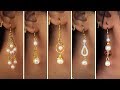 5 easy Pearl Earring Design | DIY | 5 min Craft | Hand made jewelry | Art with Creativity