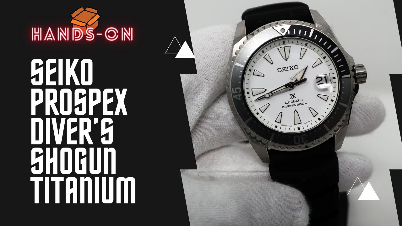 Unboxing 2020 Seiko Prospex Diver's Shogun Titanium SPB191J1 - YouTube