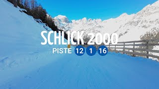 SCHLICK 2000 SLOPE 12, 1 & 16 - PISTE CHECK