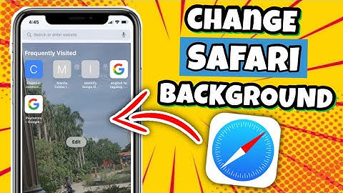 HOW TO CHANGE SAFARI BACKGROUND PICTURE ON IPHONE |CHANGE SAFARI BACKGROUND|SAFARI BACKGROUND IOS 15