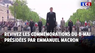 Revivez les commémorations du 8-Mai présidées par Emmanuel Macron