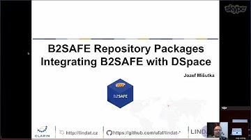 Integrating B2SAFE with DSpace