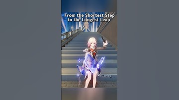 Which HSR Characters Has the Longest Step? #honkaistarrail #starrail #hoyoverse #shorts