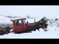 ДТ 75 против навоза и снега! Ремонт трактора и расчистка снега!