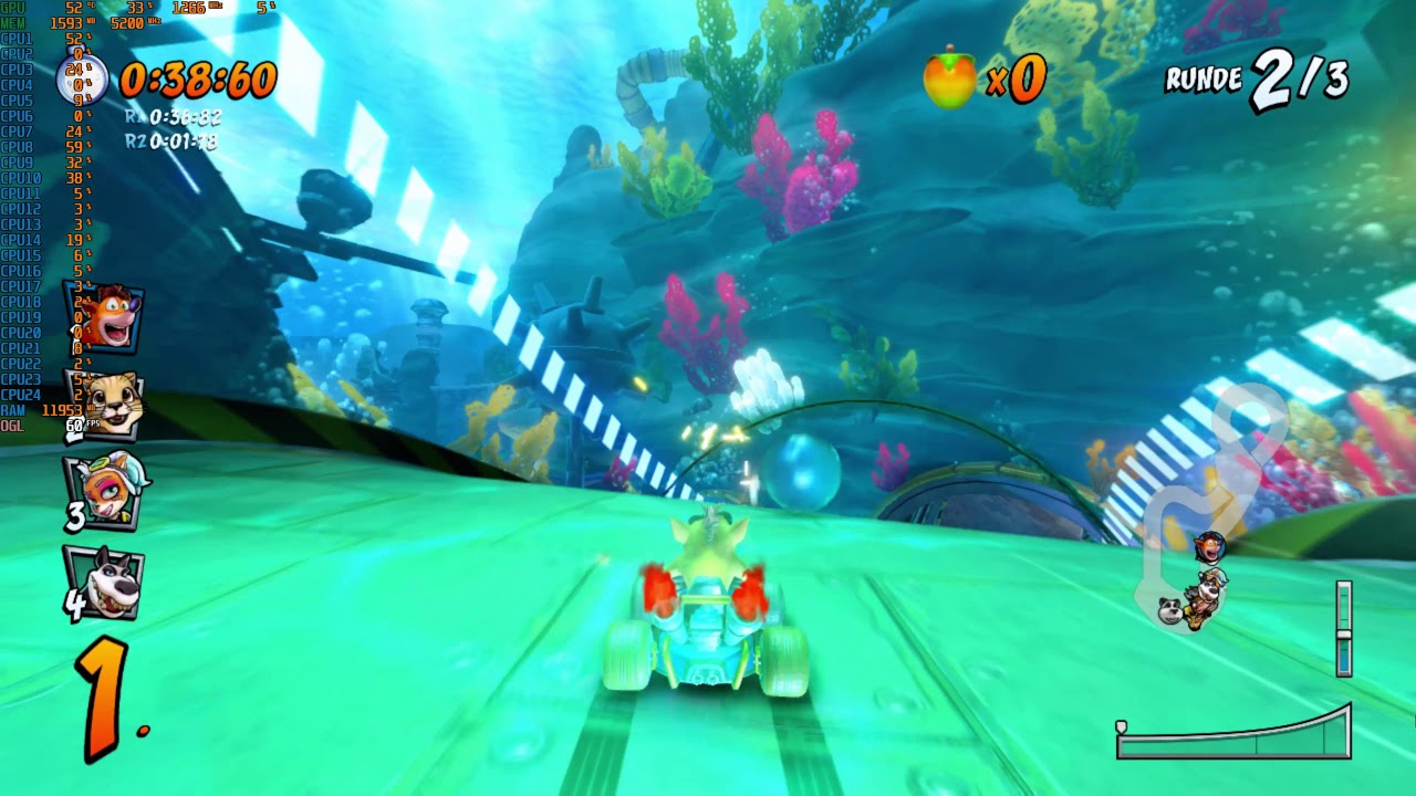 Ryzen 9 5900X Crash Team Racing yuzu Emulator EA1120 YouTube