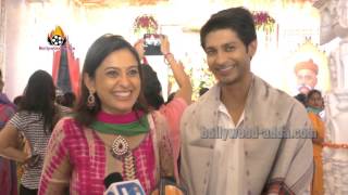 Television Actor Smita Bansal And Dhruv Raj Ganpati Pooja 2015