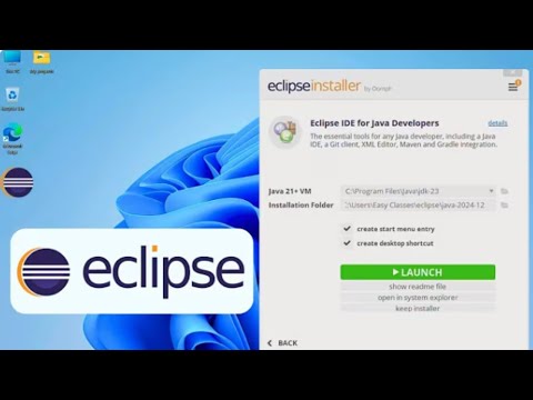 #3  Download & install Eclipse | java IDE | live demo | Set path java | Windows 10/11|