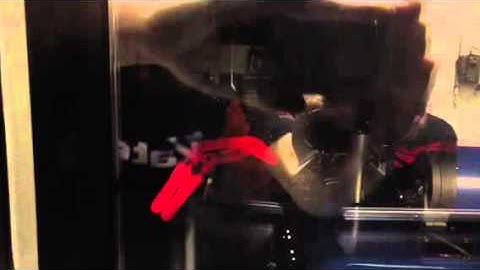 GM Racing Cadillac CTS-V.R Katech World Challenge engine on the dyno with the lights off