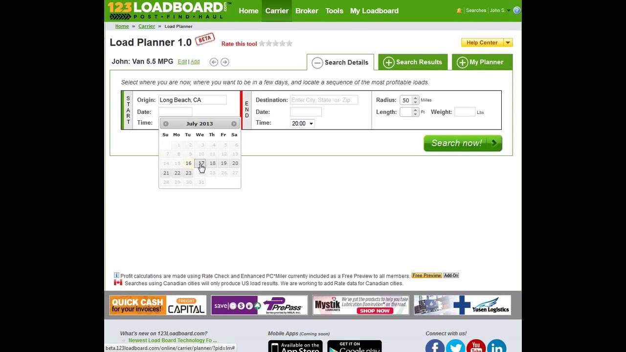 How to Use Load Planner on 123Loadboard?