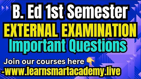 B. Ed 1st Sem Practicum Questions - Everything You Need To Know