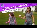 Behind the Neck JUGGLING Practice Vlog 1 - BRAIN MAGIC