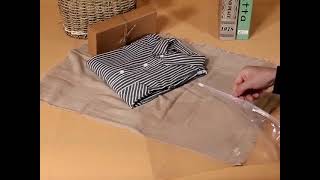 Custom Frosted Transparent Pe Ziplock bag Print Poly Zip Lock Plastic Packaging Bag For Clothes screenshot 3