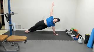 How to do variations of side plank thread the needle!
