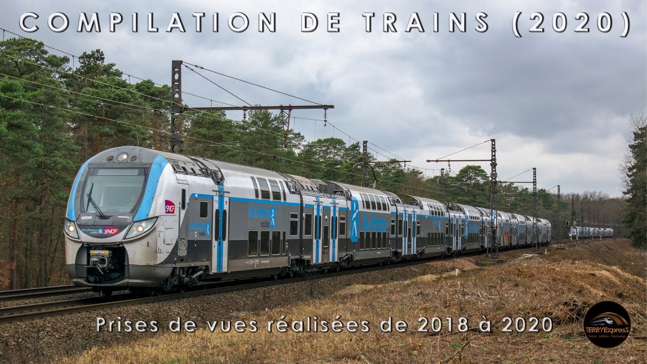 Compilation de vidos de divers Trains de France 2020