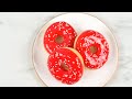 Strawberry donut bakels donut range  pastry recipe