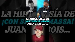 LA HIPOCRESÍA DE #juangrabois CON #sergiomassa 😬