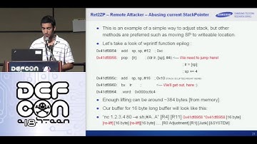 DEFCON 18: Exploitation on ARM