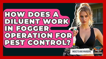 How Does A Diluent Work In Fogger Operation For Pest Control? - Insects and Invaders