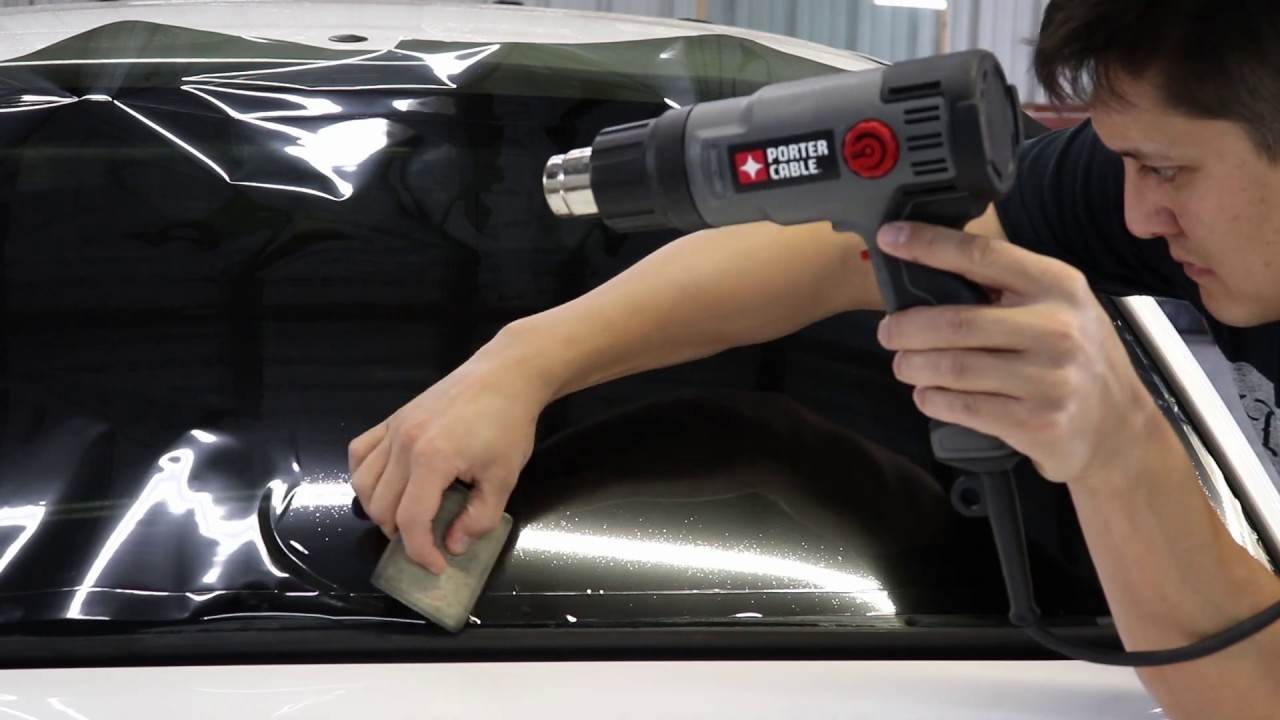 Tinting the back window of a Crown Vic YouTube