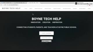 Accessing Boyne Tech Help Arabic