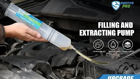 SMOTIVEPRO Engine Oil Extractor Pump Brake Fluid Extraction Syringe Vacuum Filling