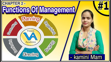 Functions Of Management | TOPIC-Planning | HSC New Syllabus Of O.C.M | 12th Commerce| #VisionAcademy
