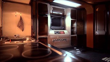 Unreal Engine 4 - Sci-Fi Bunk Room Video Flythrough