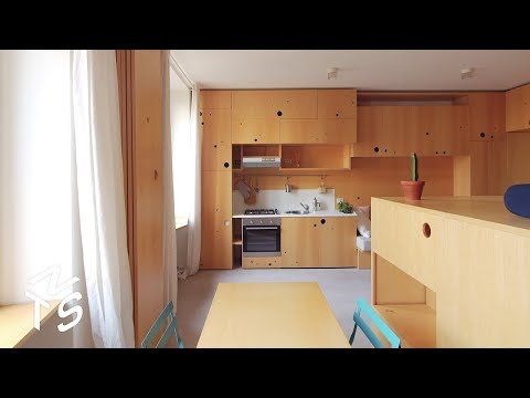 Video: Ski Resort Apartment Memperluas Ruang Hidup