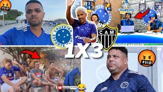 REAÇÕES CRUZEIRENSES E TRISTEZA TOTAL- CRUZEIRO 1X3 ATLÉTICO-MG- CAMPEONATO MINEIRO 2024