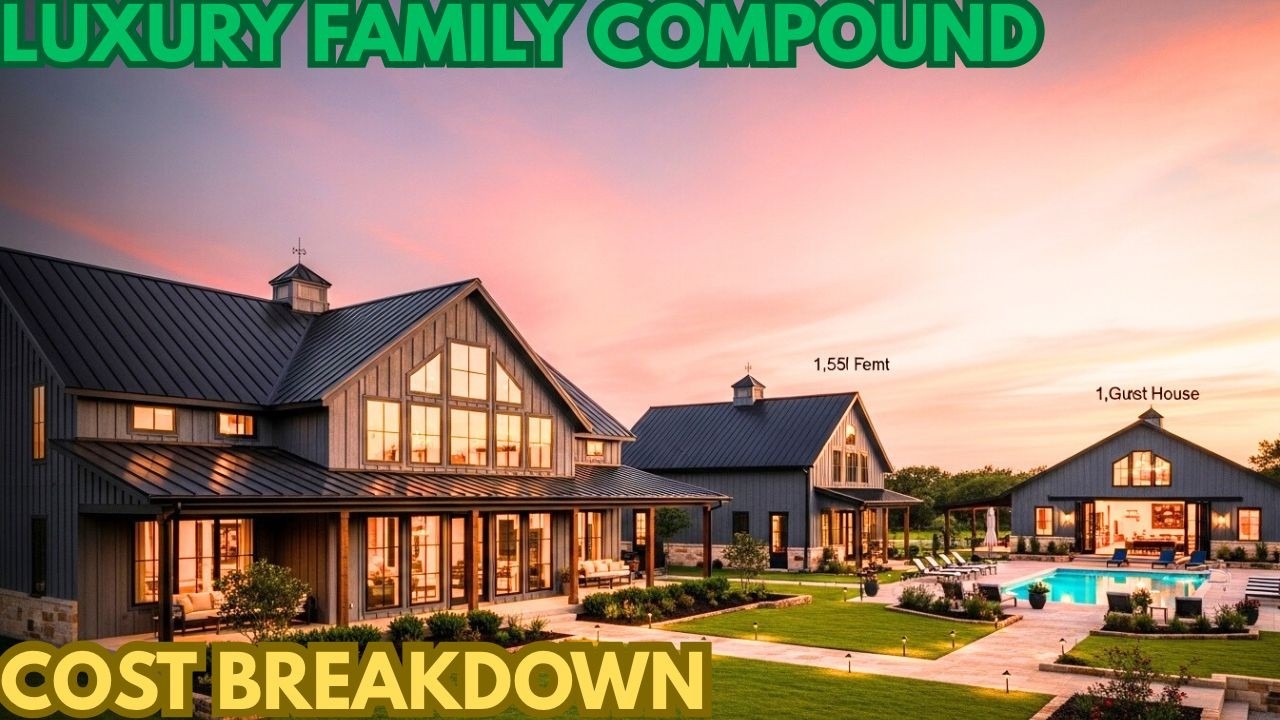 We Built a Luxury Family Compound Barndominium for HALF the Cost (Full Breakdown)