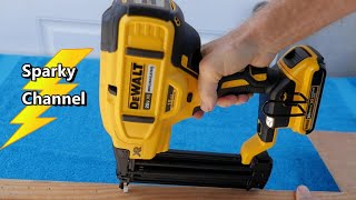 I bought the Dewalt Cordless Brad Nailer. I didn't expect THIS