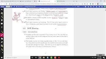 Analog Circuits (Module 1): Introduction to Analog Circuits