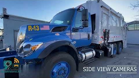 Garbage Truck with Camera System a overview campaign by AutoVisions.AI™