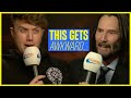 Keanu Reeves Reacts To An Impression Of Himself 😳 | Capital