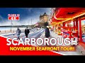 SCARBOROUGH UK | Full tour of Scarborough seafront in November! - 4K Walking Tour