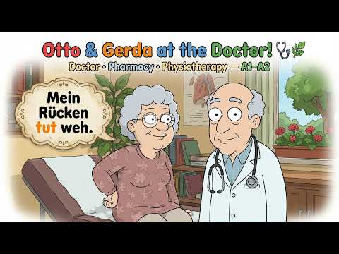 🩺 Speak German at the Doctor's Office | Beginner A1-A2 Dialogues 🇩🇪